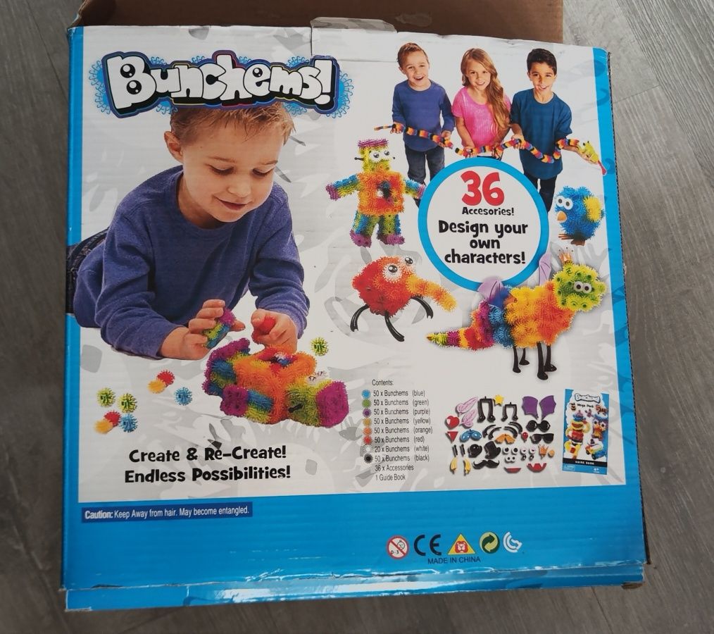 Bunchems rzepy kolorowe
