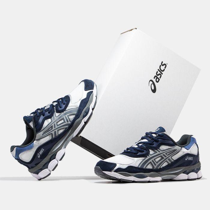 Кросівки чоловічі Asics Gel-NYC Blue Grey 40-45 Оплата на пошті