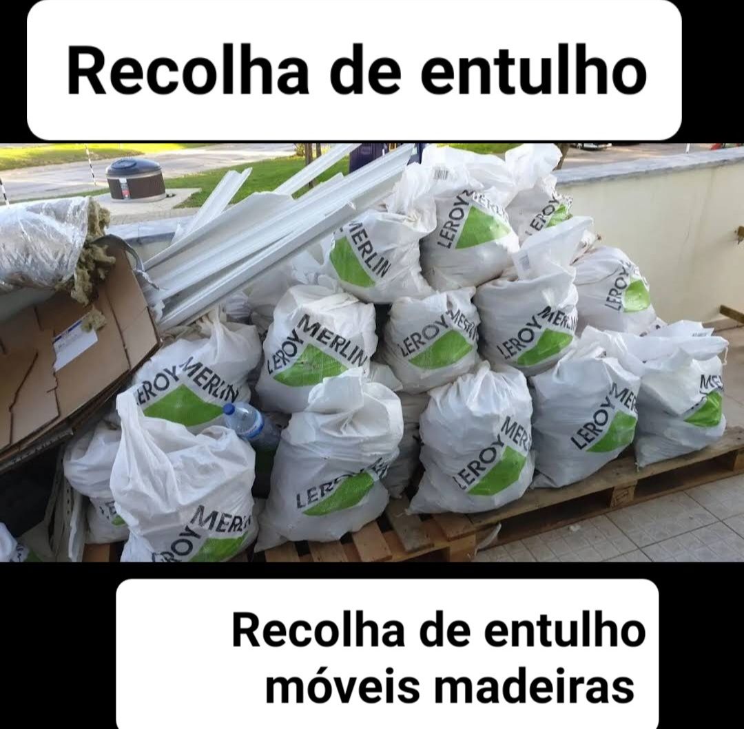 Transportes  e Mudanças    recolha de  Moveis  madeiras Recolha de máq