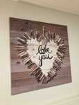 Quadro Love (loja Hôma)