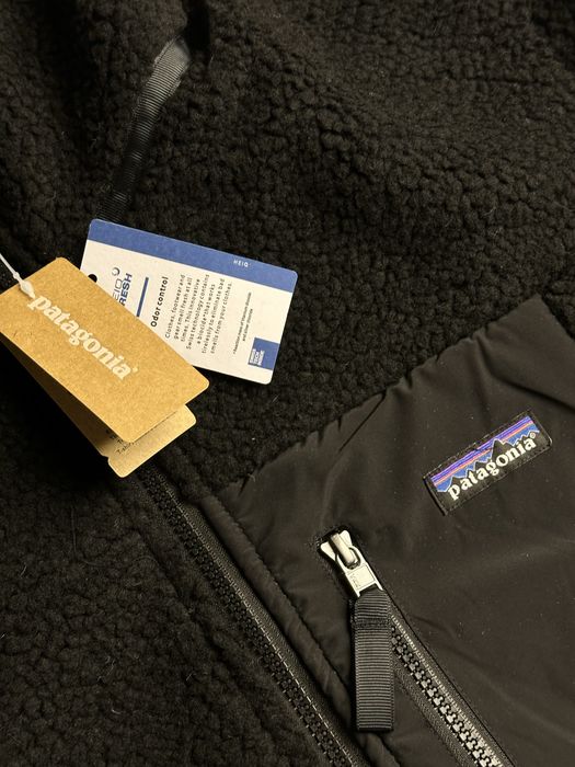 Patagonia sherpa черная чорна goretex двохторонняя двухстороння куртка