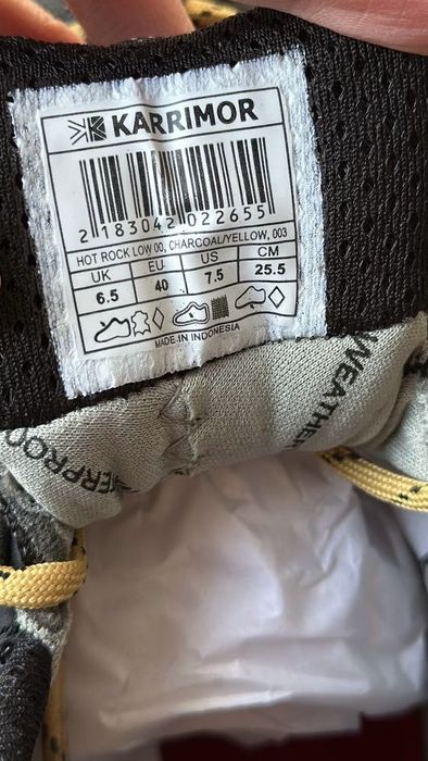 Трекінгові черевики Karrimor Hot Rock Low (40 р.) ботинки трекинговые