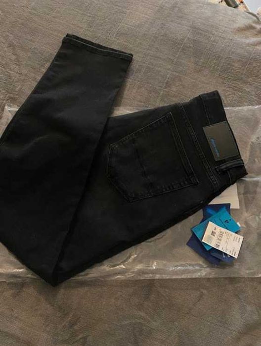 Jeansy męskie Pierre Cardin, czarne, rozmiar 34/30