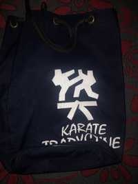 Worek plecak na przykład na strój do karate