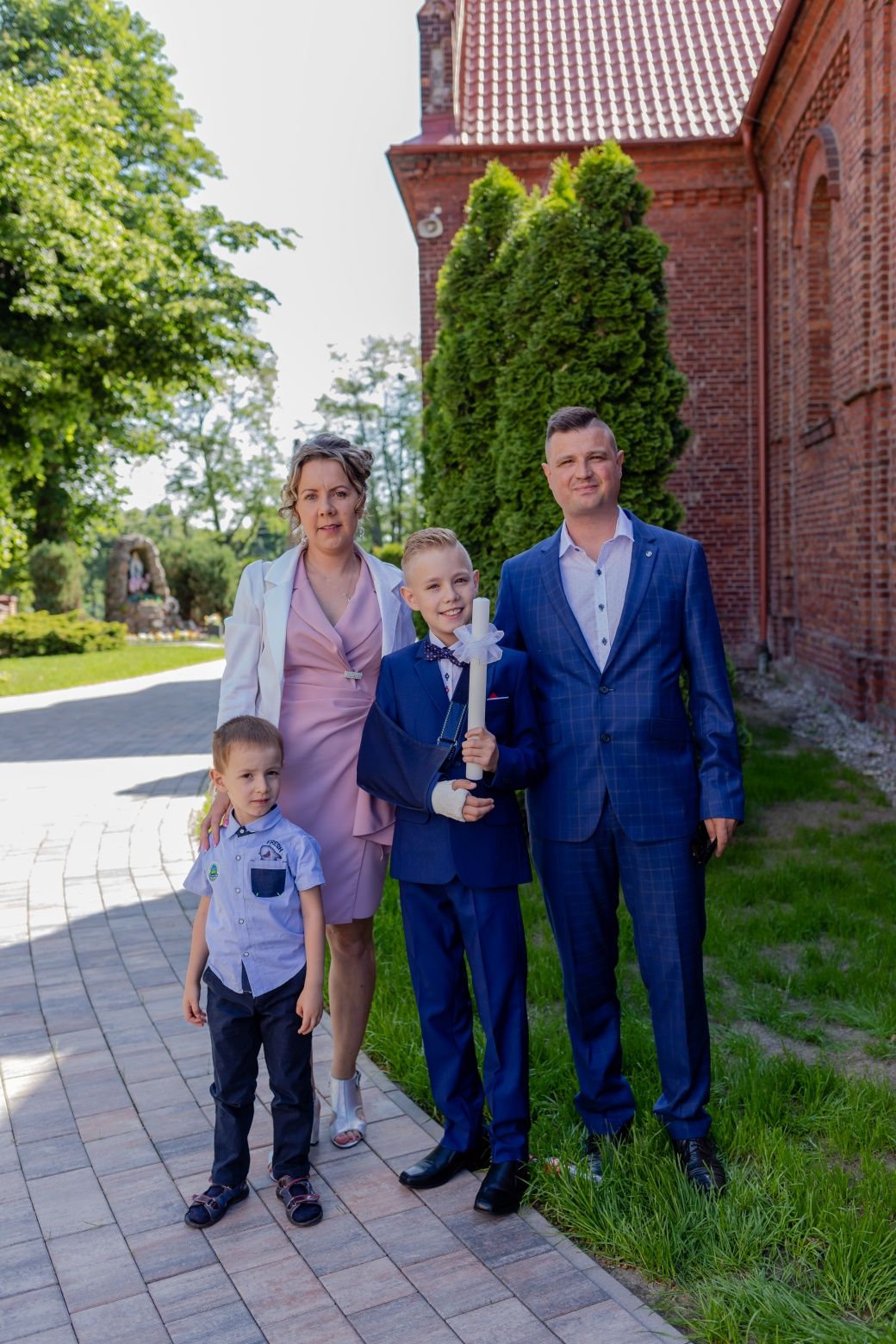 Garnitur komunijny 134cm