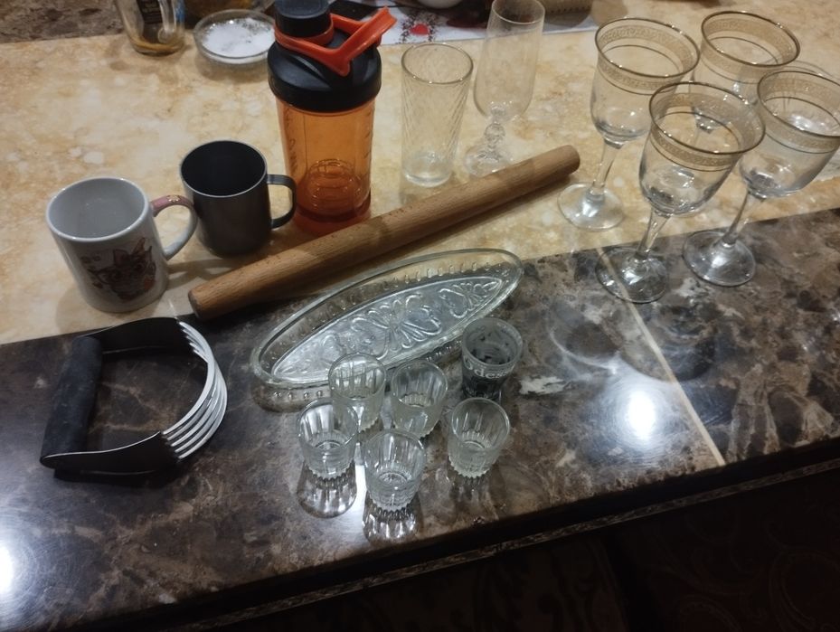 Кухонная утварь, посуда..Б/У