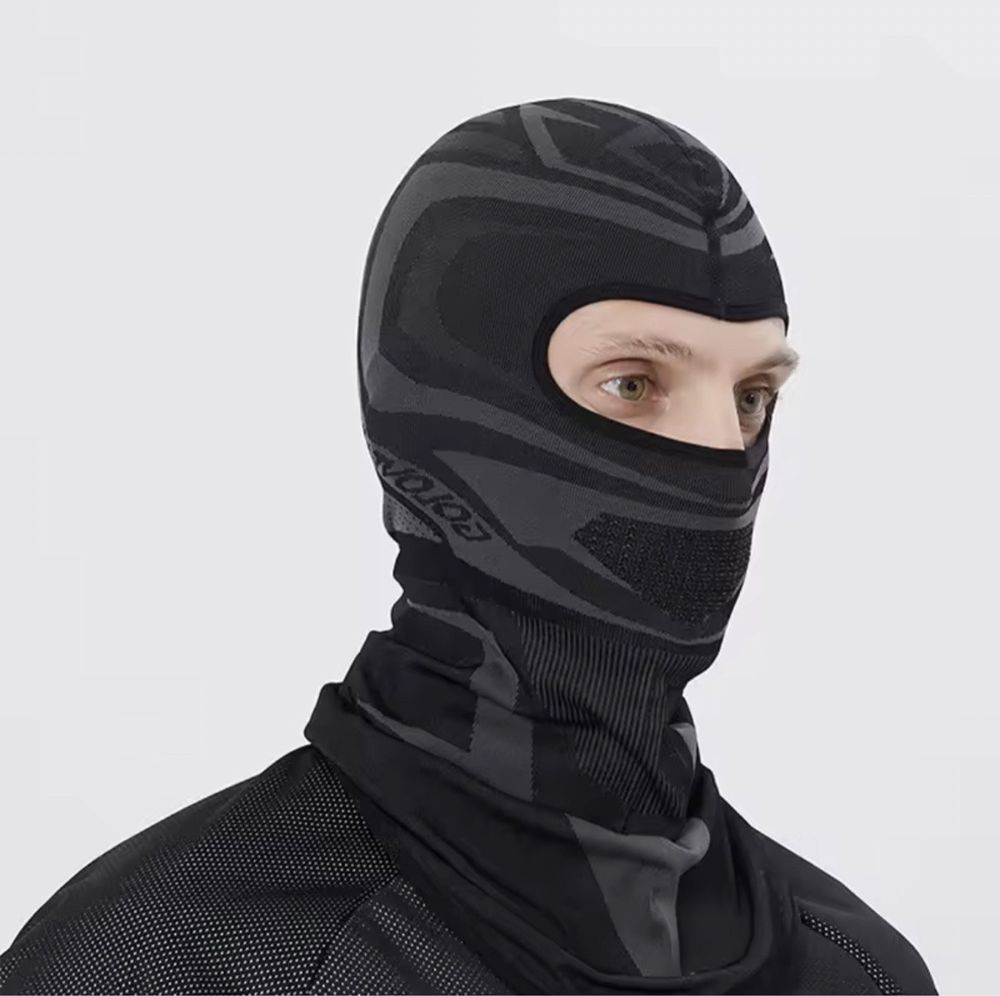 Балаклава для мотоциклів чорна