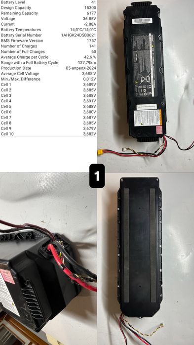 Акумулятор батарея Li-ion Ninebot NEE1006-M max g30 самокат