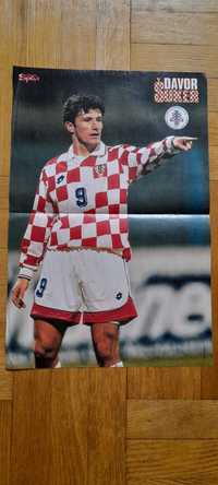 Davor Šuker (Chorwacja) / Michael Owen (Anglia) + Chris Louis - plakat