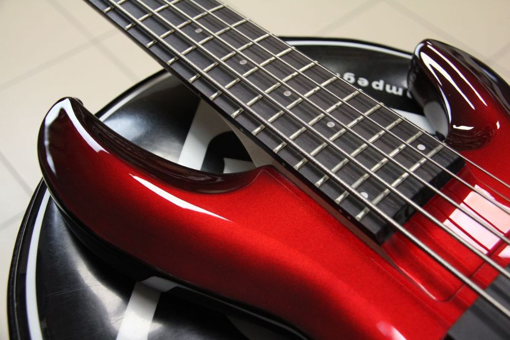 Gitara basowa Aria Pro II IGB-STD 5 Metallic Red Shade - nowość!