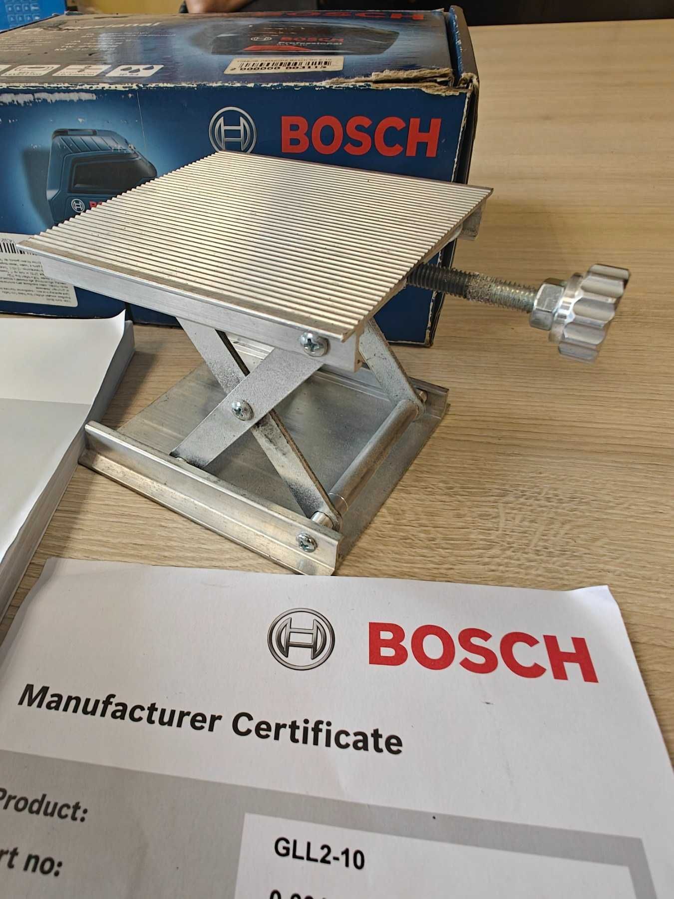 Лазерний нівелір Bosch GLL 2-10 уровень + лифт-платформа