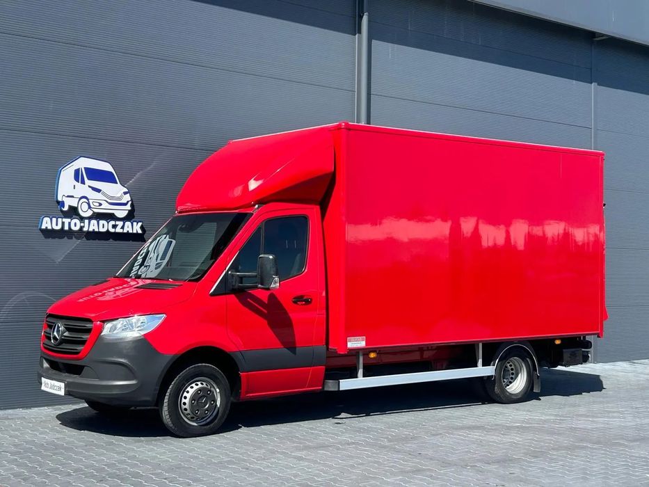 Mercedes-Benz Sprinter 514 CDI Kontener 8 palet + winda 750kg + drzwi boczne **Klima**Automat**Super stan**Sprowadzony**