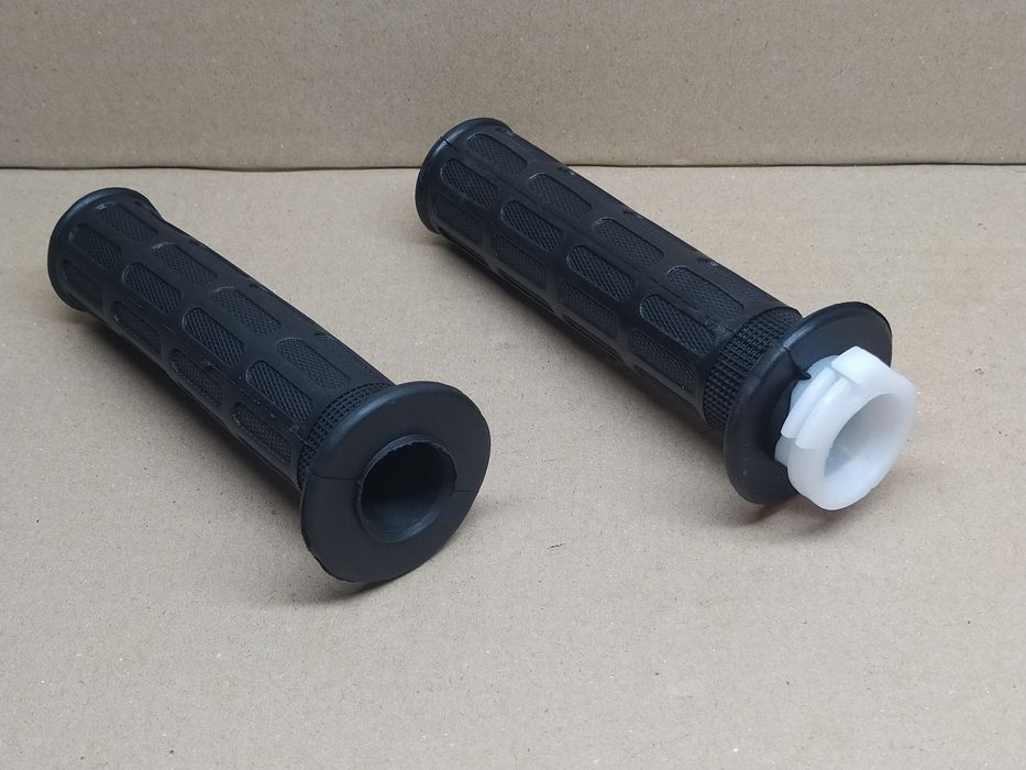 Ручки руля мопеда/скутера (грипсы) со вставкой газа к-кт