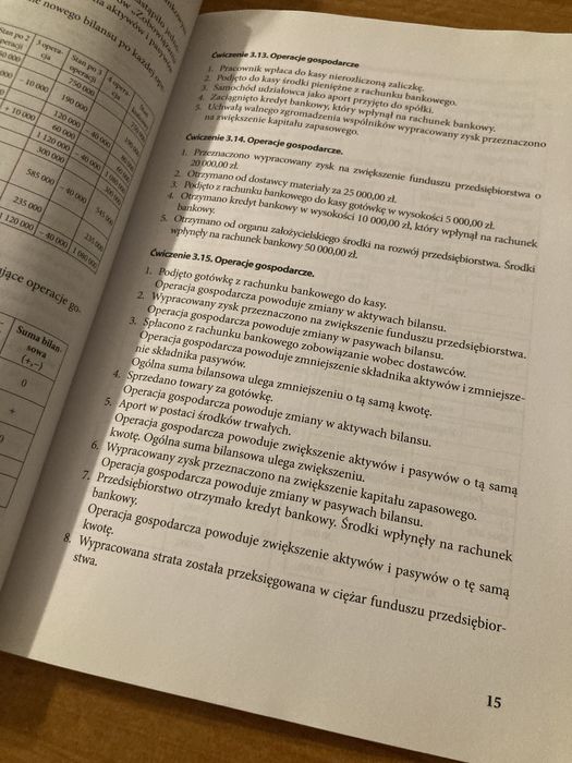 Rachunkowość część 1 zeszyt ćwiczeń 2 i rozwiązania