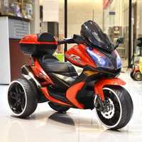 Хит 2024! Детский мотоцикл Bambi Racer М 4852 EL- 3  -  КРАСНЫЙ