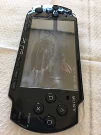 PSP-2004 Slim Impecável E Desbloqueada com HDD 150 Jogos e carregador