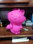 Estojo rosa do gato da Alice no País das maravilhas