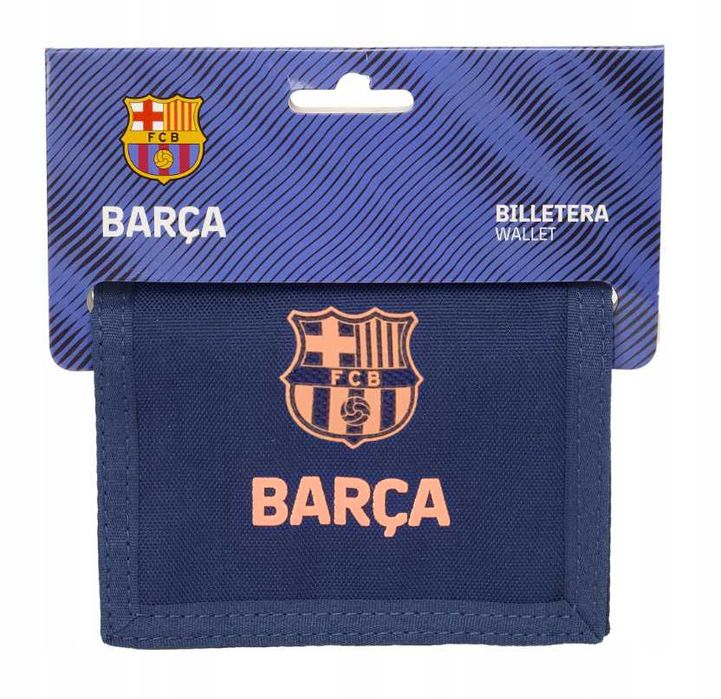 FC Barcelona Stylowy Portfel Na Rzep Granatowy 25/26