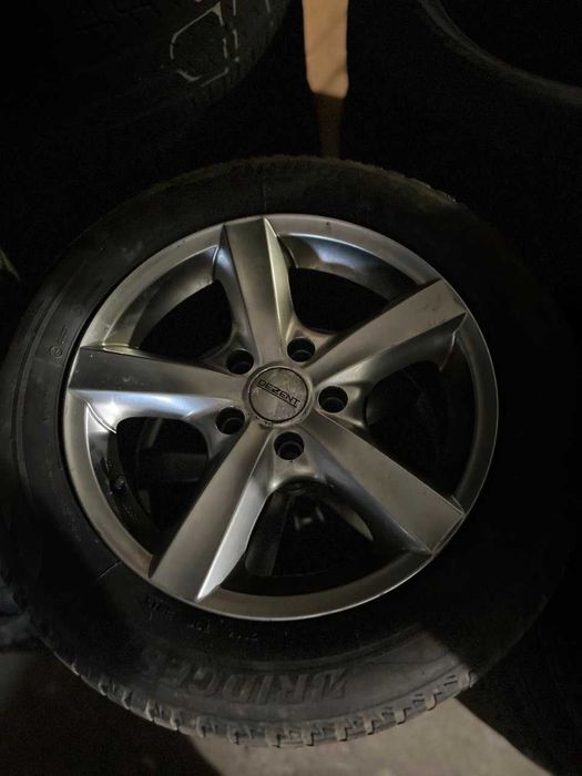Диски Dezent  5*114.3 + шини  R16 225/55
