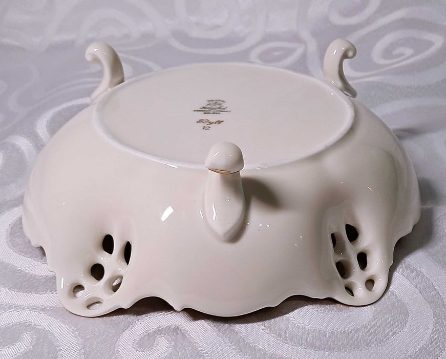 Patera na nóżkach Sygnatura Rosenthal Elfenbein Kronach Moliere
