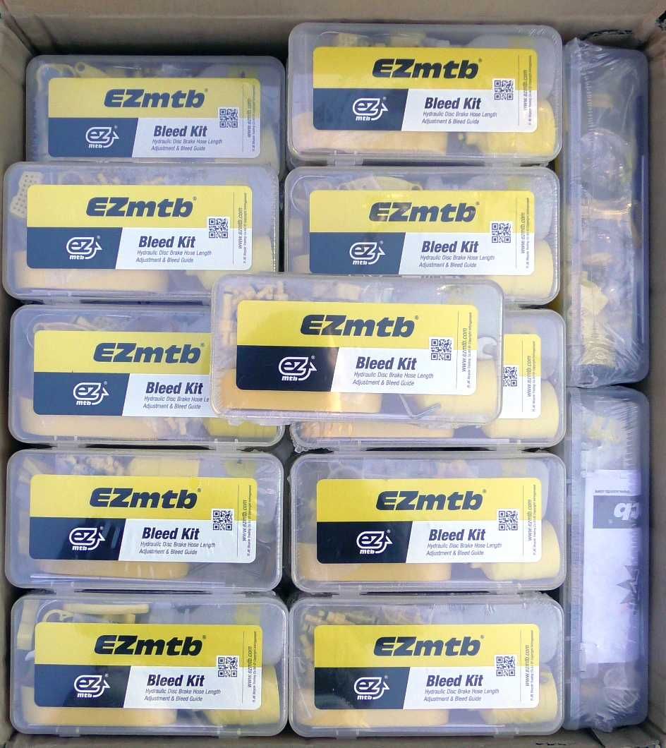 Фирменный набор EZmtb Bleeding Kit прокачки гидравлических тормозов
