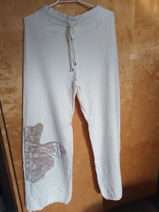 Śliczny komplet z dzianiny 50%bawełny nowy z metką