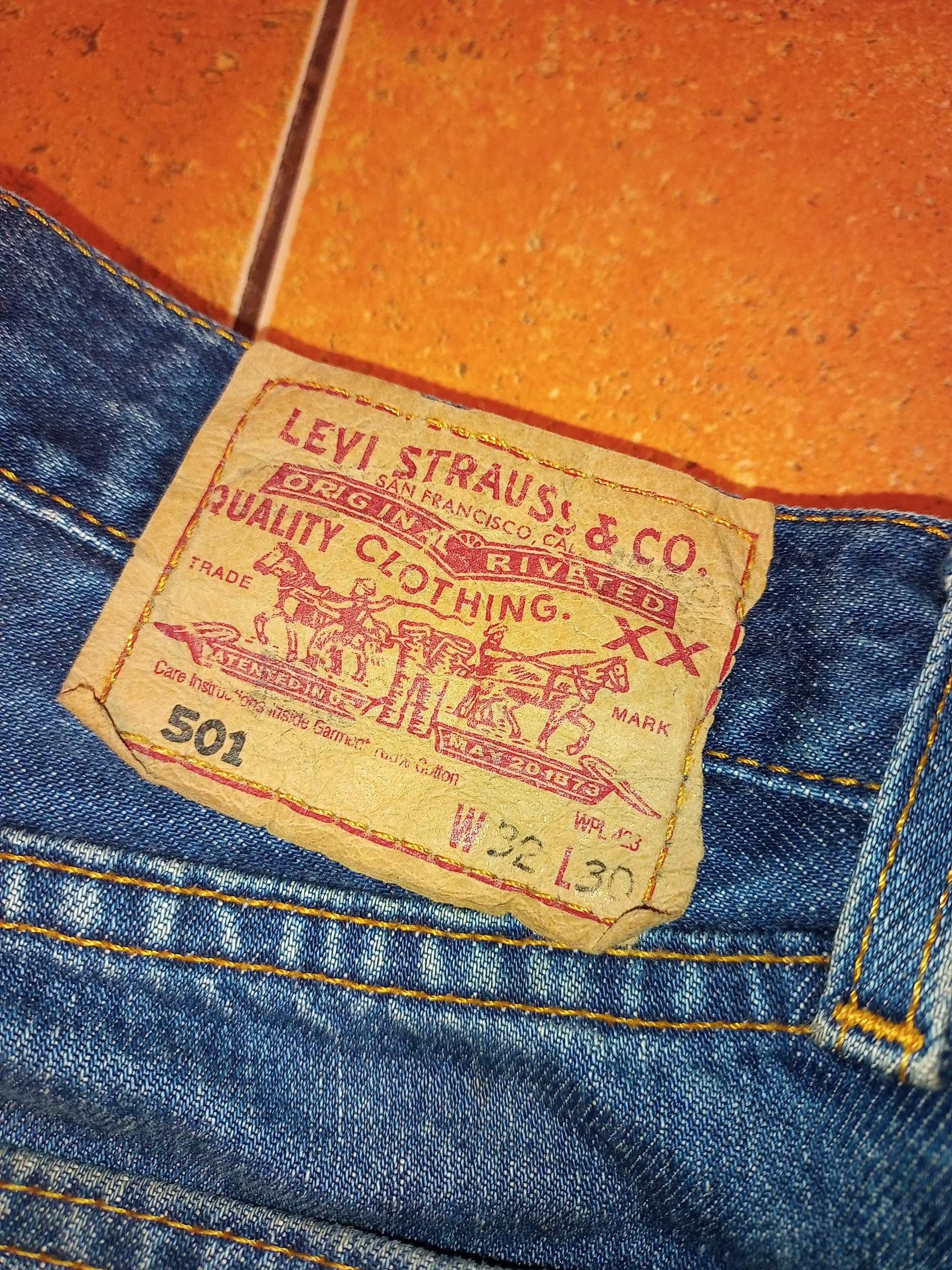 Spodnie męskie Levi's 501, rozmiar 32/30