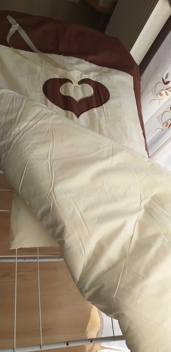 Komplet pościeli do łóżeczka + wypełnienie kołderka 130x100 i poduszka