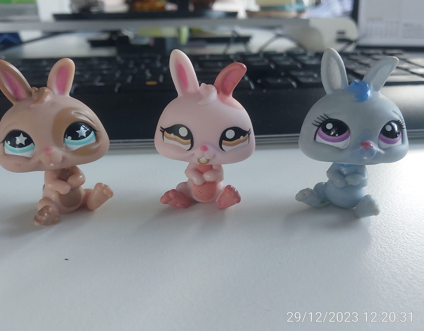 Figurki Littlest Pet Shop - 3 króliczki