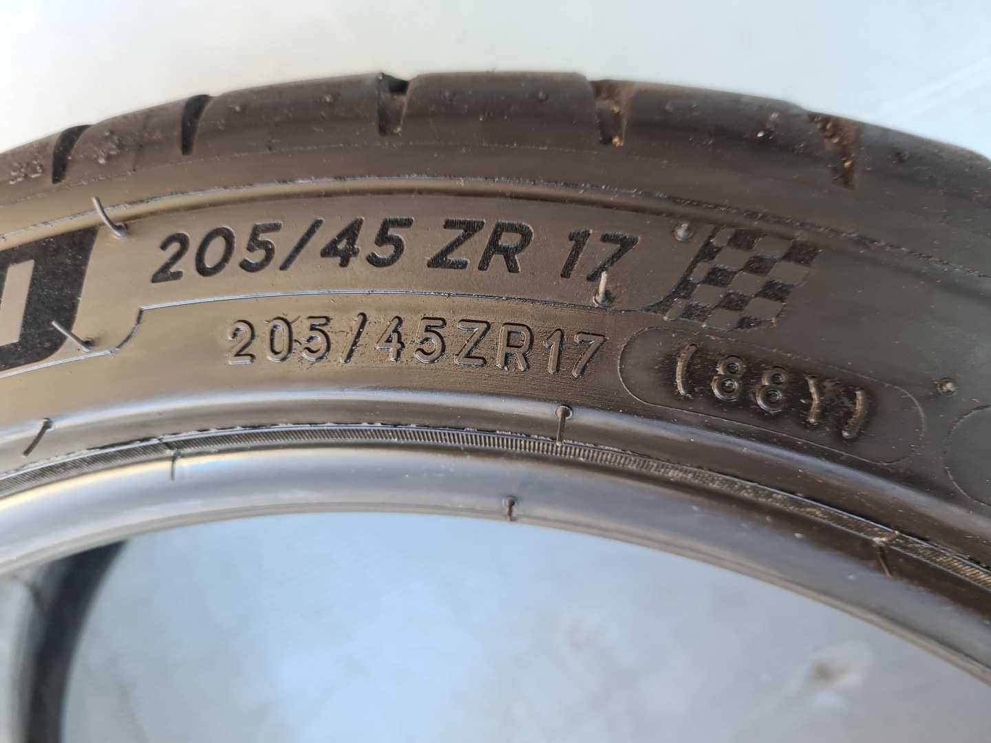 1szt MICHELIN Pilot Sport 4 205/45/17 88Y 6,5mm 2019 Letnia