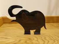 PORTES GRÁTIS - Elefante Preto (24x17cm)