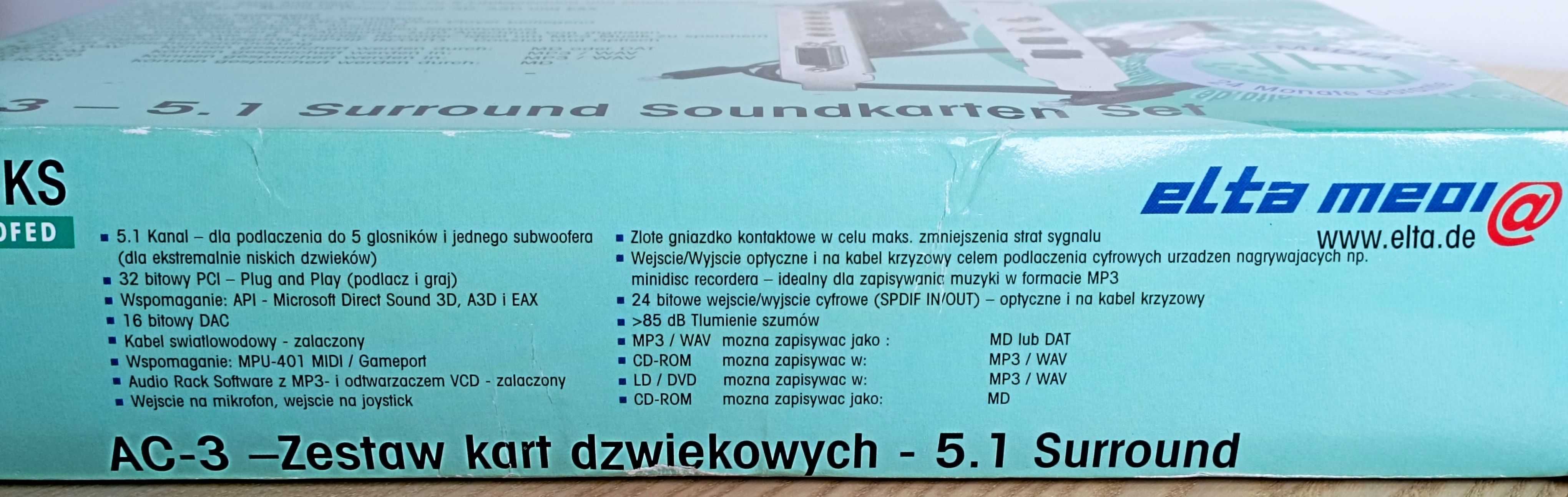 Karta muzyczna do PC - ELTA AC-3 8626 SKS