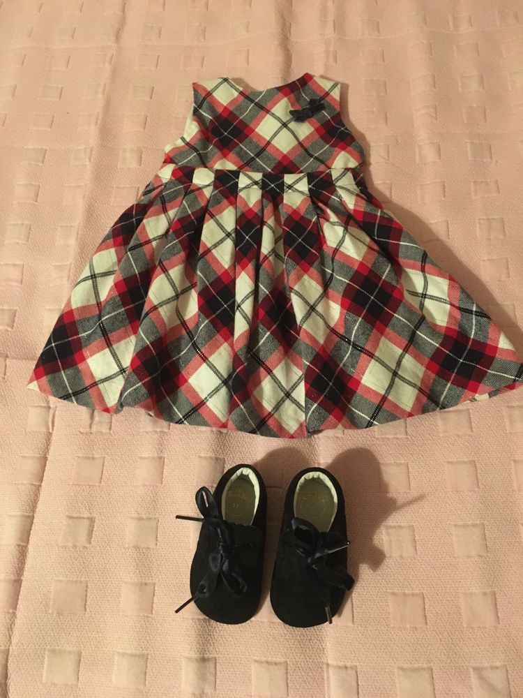 Vestido Chicco para menina de 12 meses