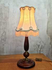 Stylowa lampka  ,lampka z abażurem  ,   Lampa  pokojowa  nocna lampka