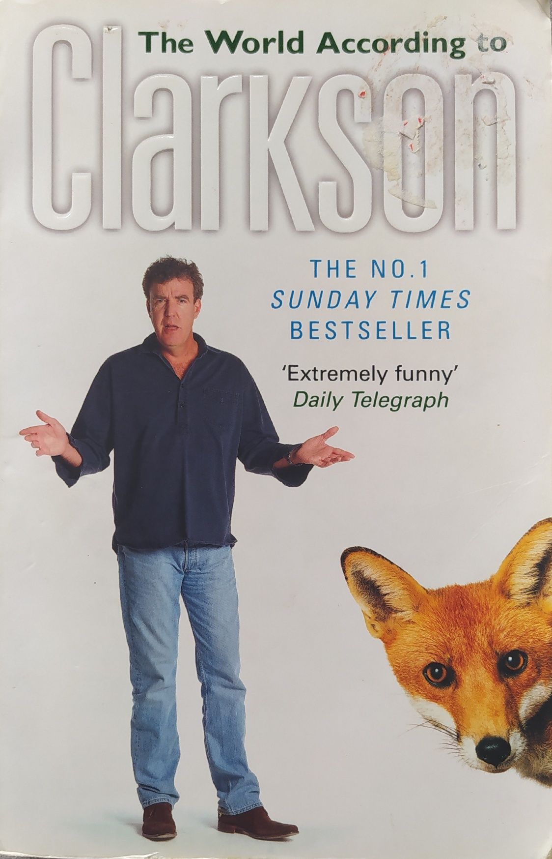 Książka Jeremy Clarkson "The world according to Clarkson"