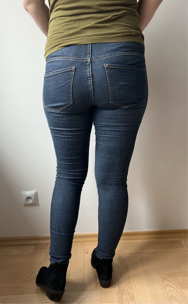 Jeansy ciążowe H&M klasyczne skinny r. M/L