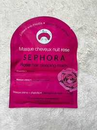 Sephora różana maska do włosów z czepkiem