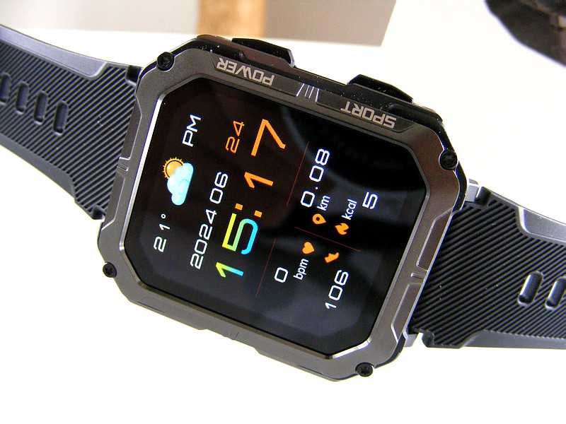 Zegarek smartwach C20 PRO Black IP68 (Niezniszczalny)