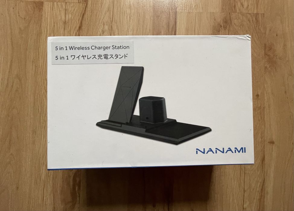 Ładowarka bezprzewodowa NANAMI, stacja ładująca 5 w 1