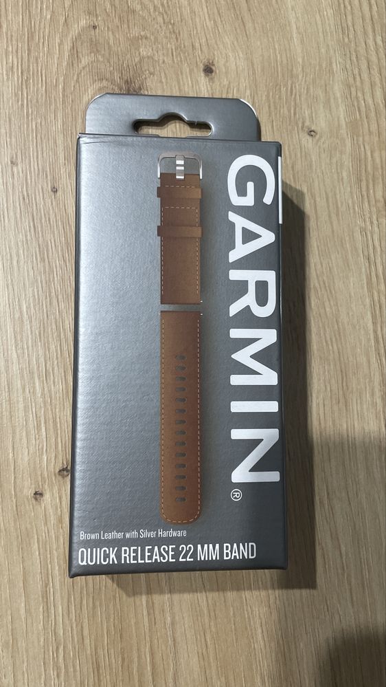 Pasek do zegarka Garmin quick release 22 mm skóra