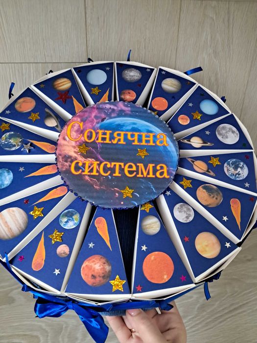Торт-сюрприз.  Торт из бумаги