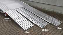 Najazdy Aluminiowe 3m x 32cm LOHR do 2T Podjazdy - Laweta Przyczepa