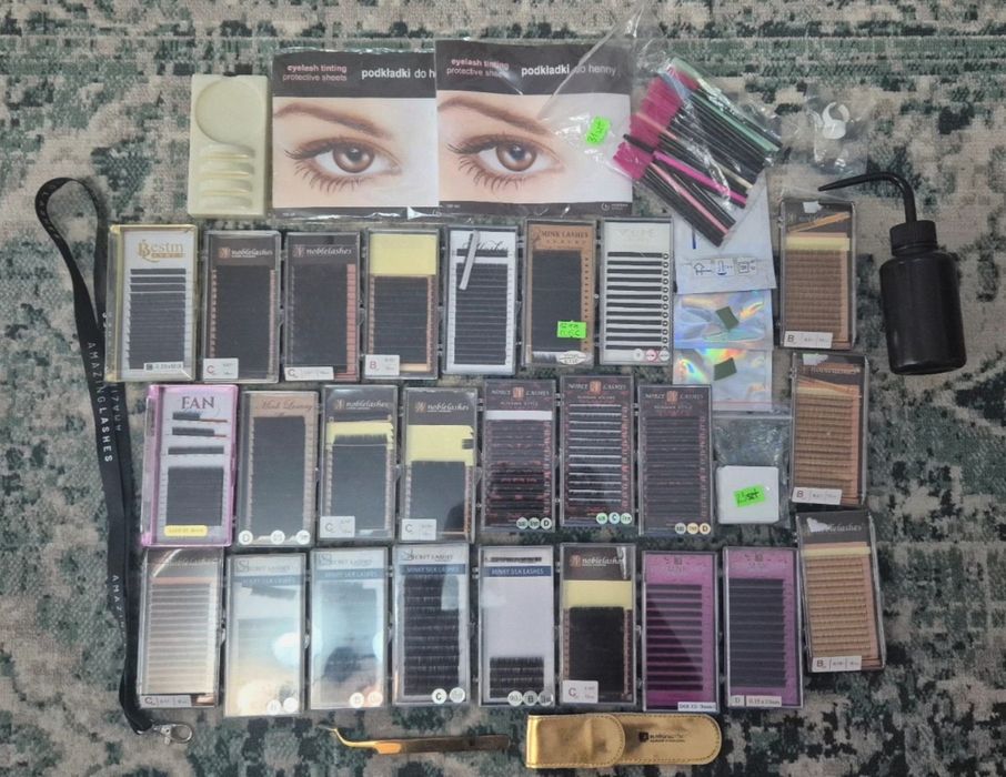 Zestaw do stylizacji rzęs