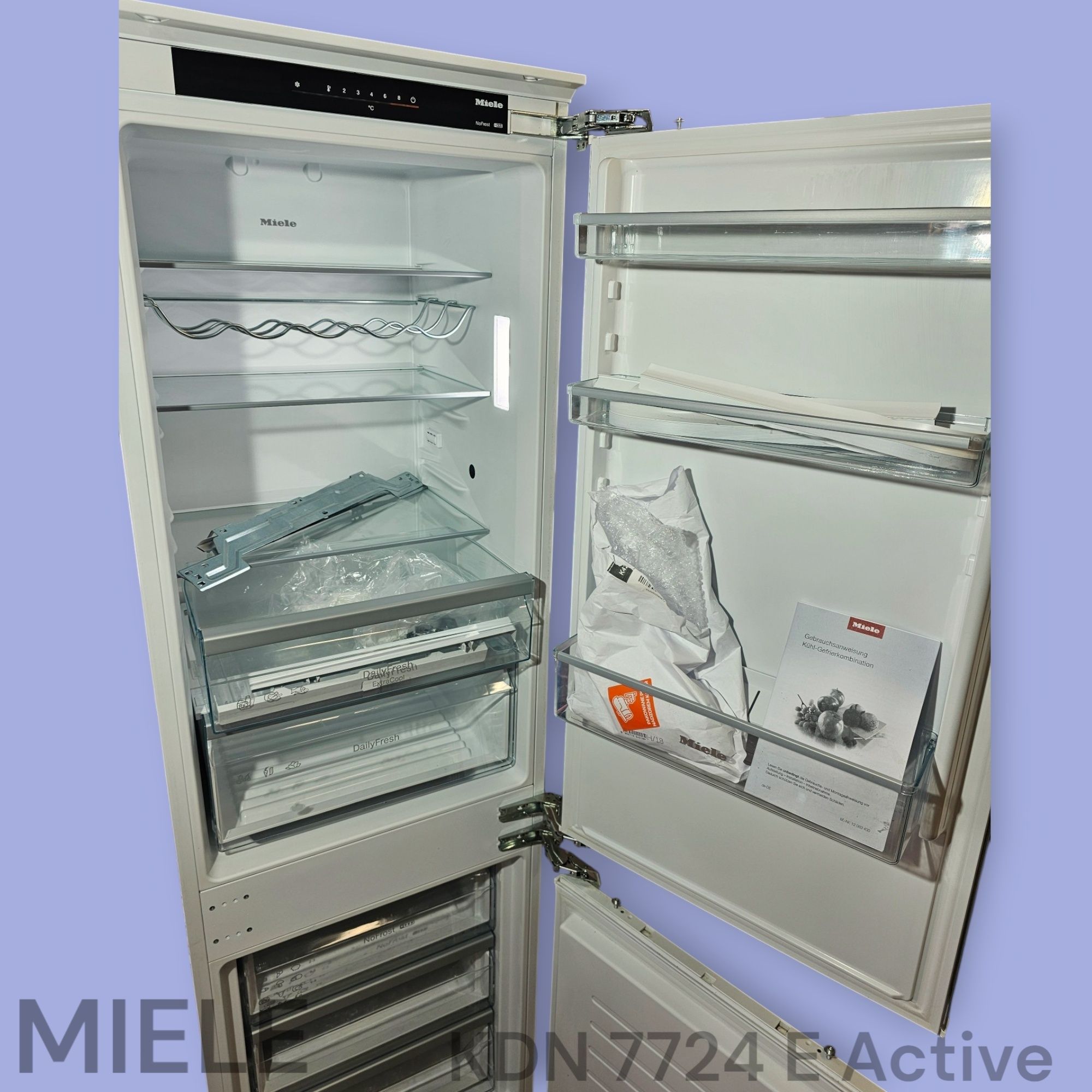 Lodówka do zabudowy Miele KDN 7724 E Active OUTLET – NoFrost, 177 cm