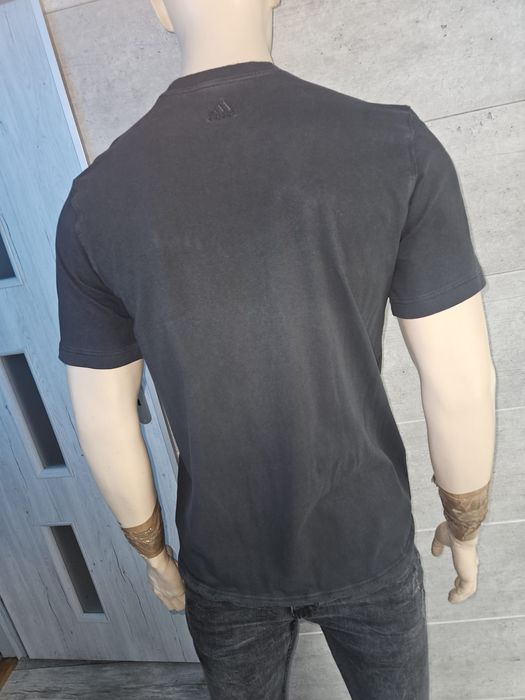 Koszulka męska T shirt Adidas sportswear czarna rozmiar M