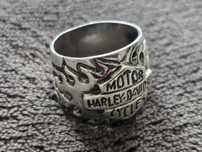 Sygnet srebrny Harley Davidson