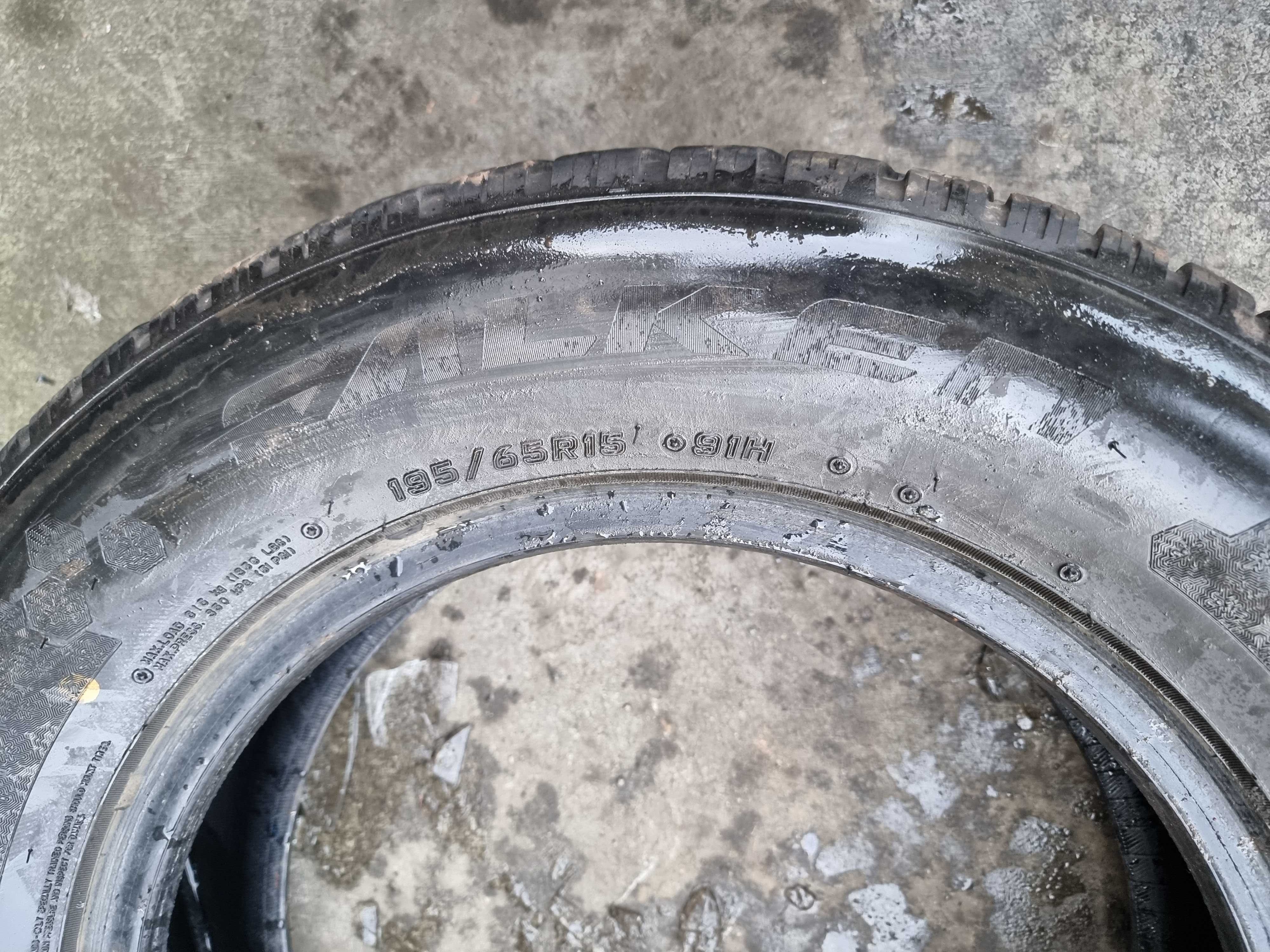 Opony 2 szt. 195/65/15 2022 r. Falken Eurowinter HS02 DOT 3322 6,6 mm