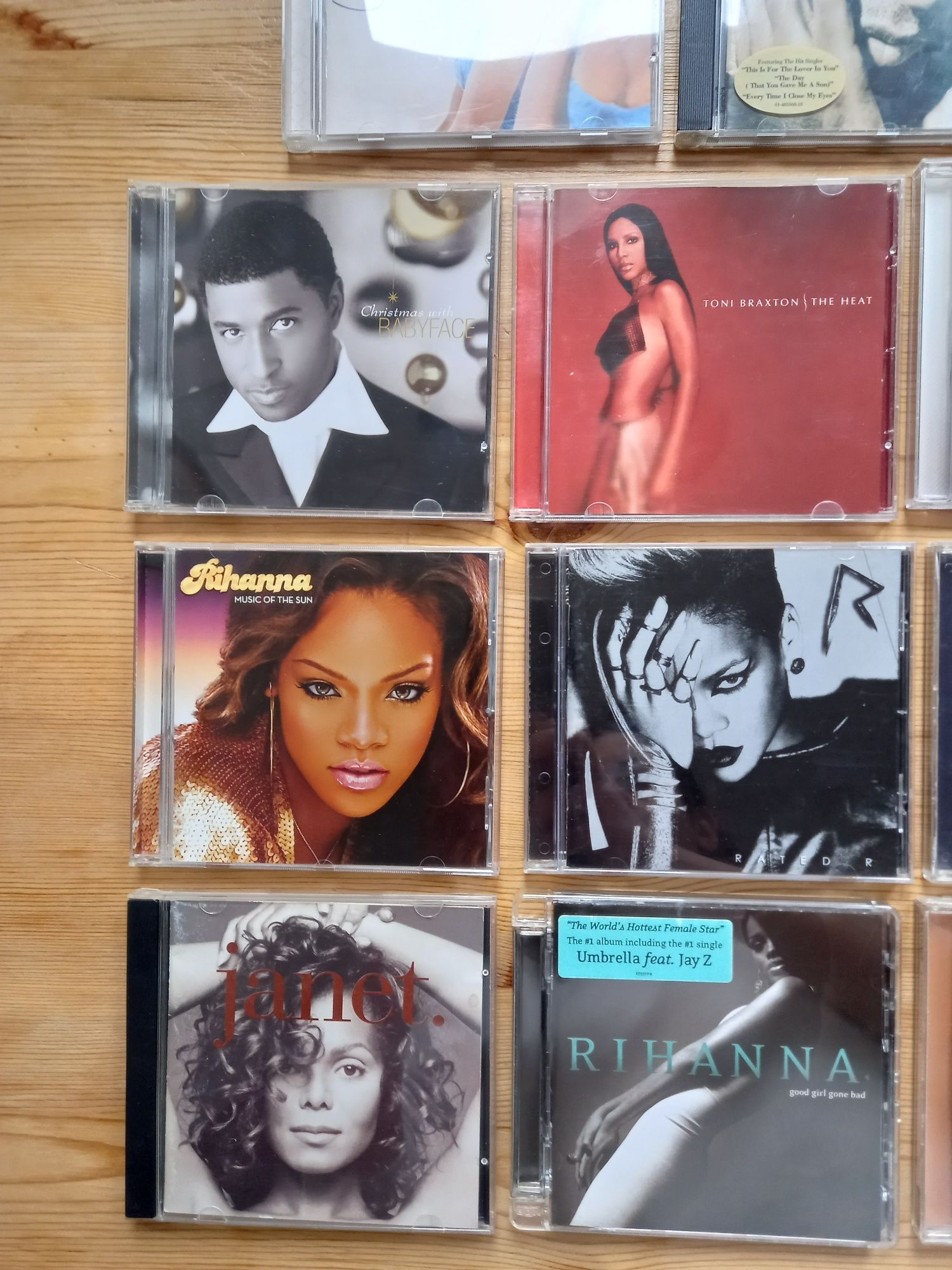 Zestaw 17 CD R&B Rihanna Whitney Alicia Janet Toni STAN IDEALNY/BDB!!