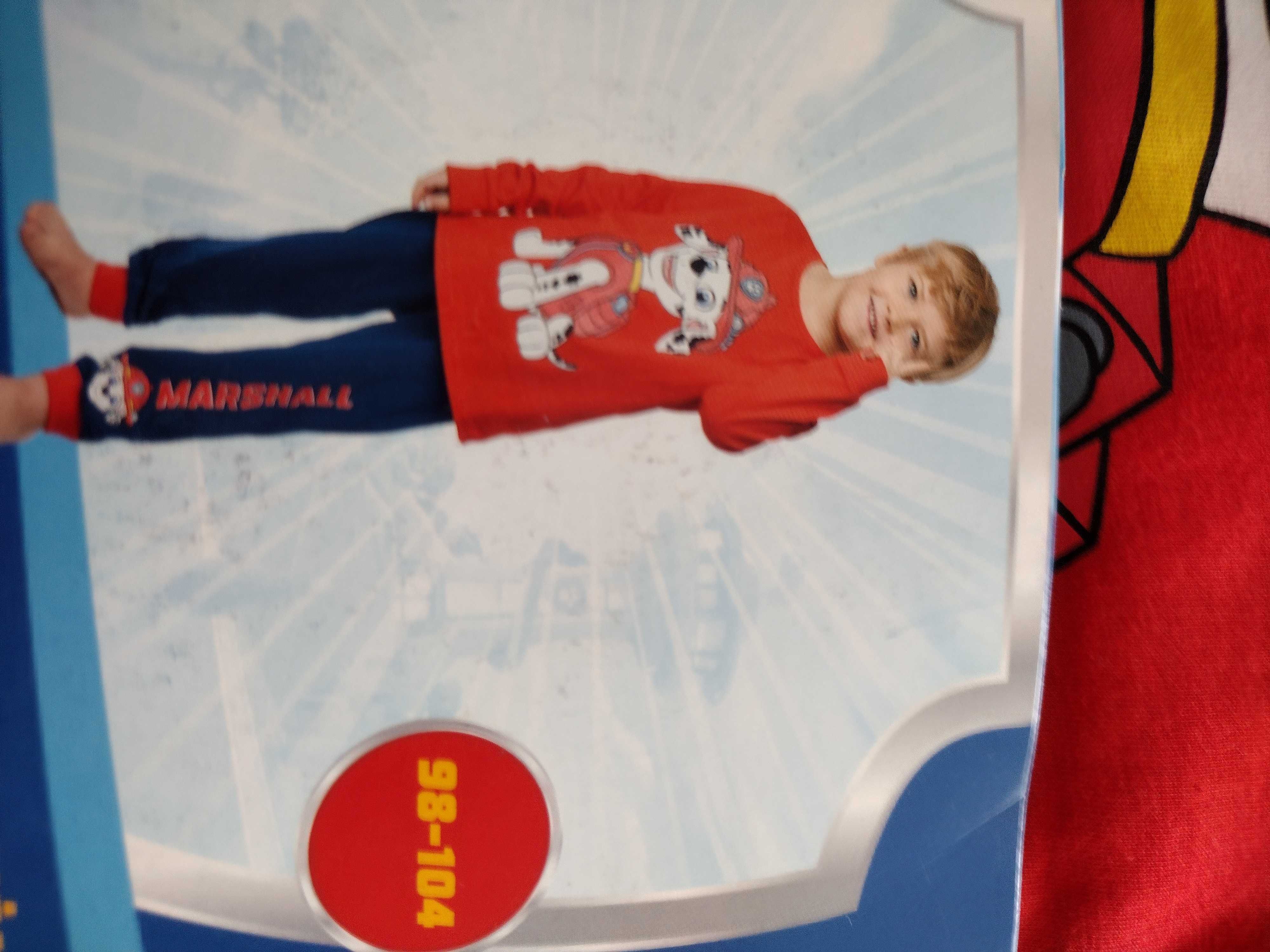 Piżama dwuczęściowa 98-104 dla chłopaka Marshall Paw patrol psi patrol