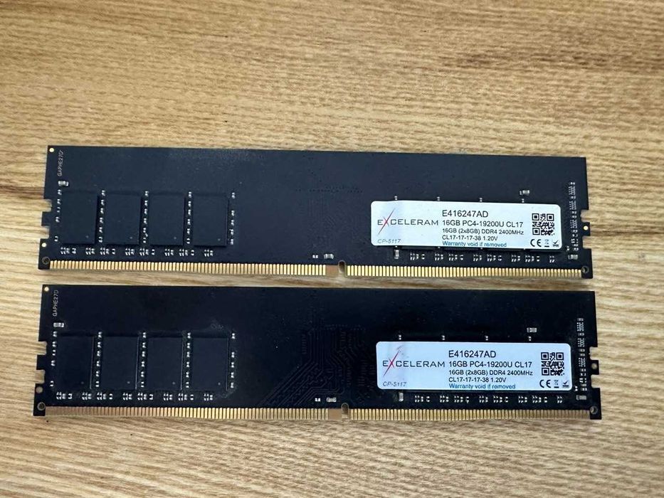 Оперативна пам'ять DDR4 16gb (2x8gb ) Exceleram E416247AD CL17